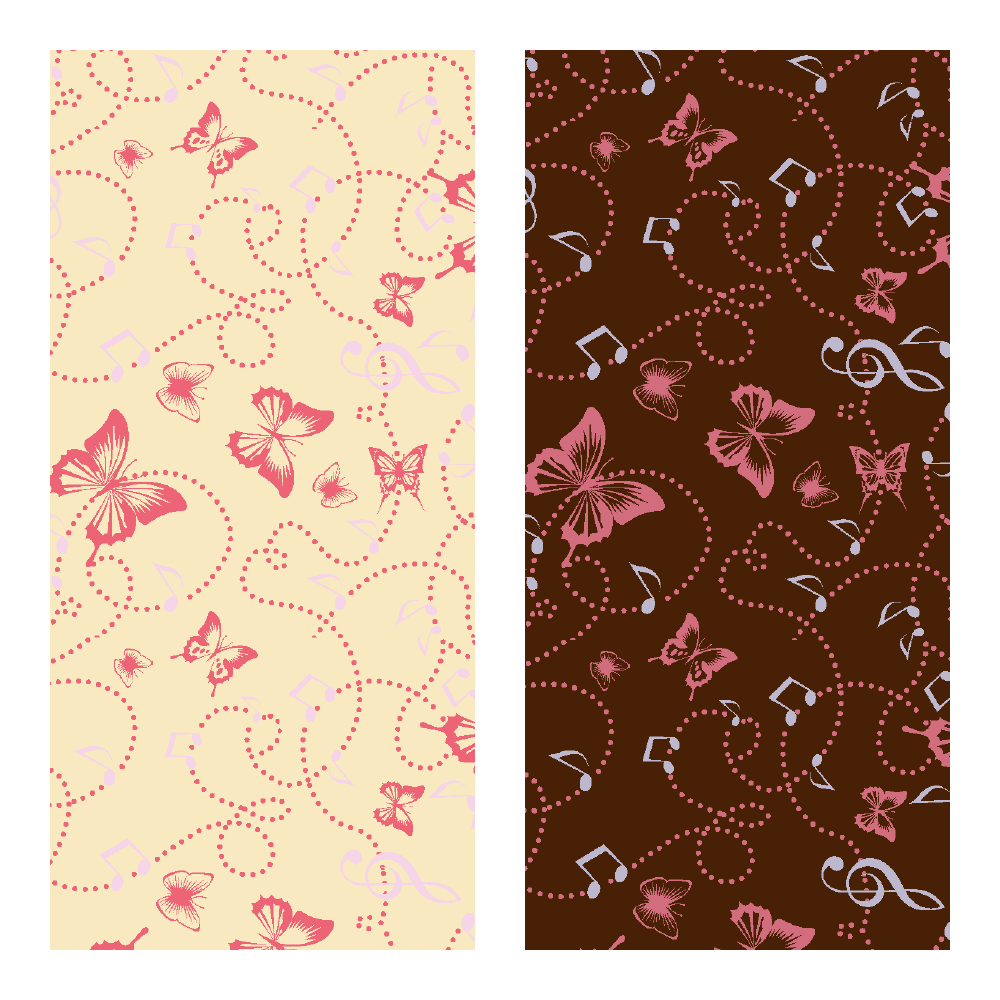 Transfer sheet - Transfer Sheets Butterfly Notes