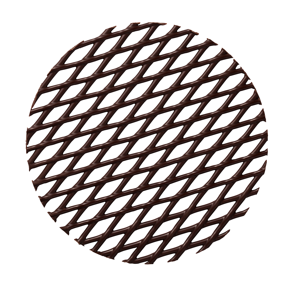 Grids - Dark Chocolate Cake Tops
