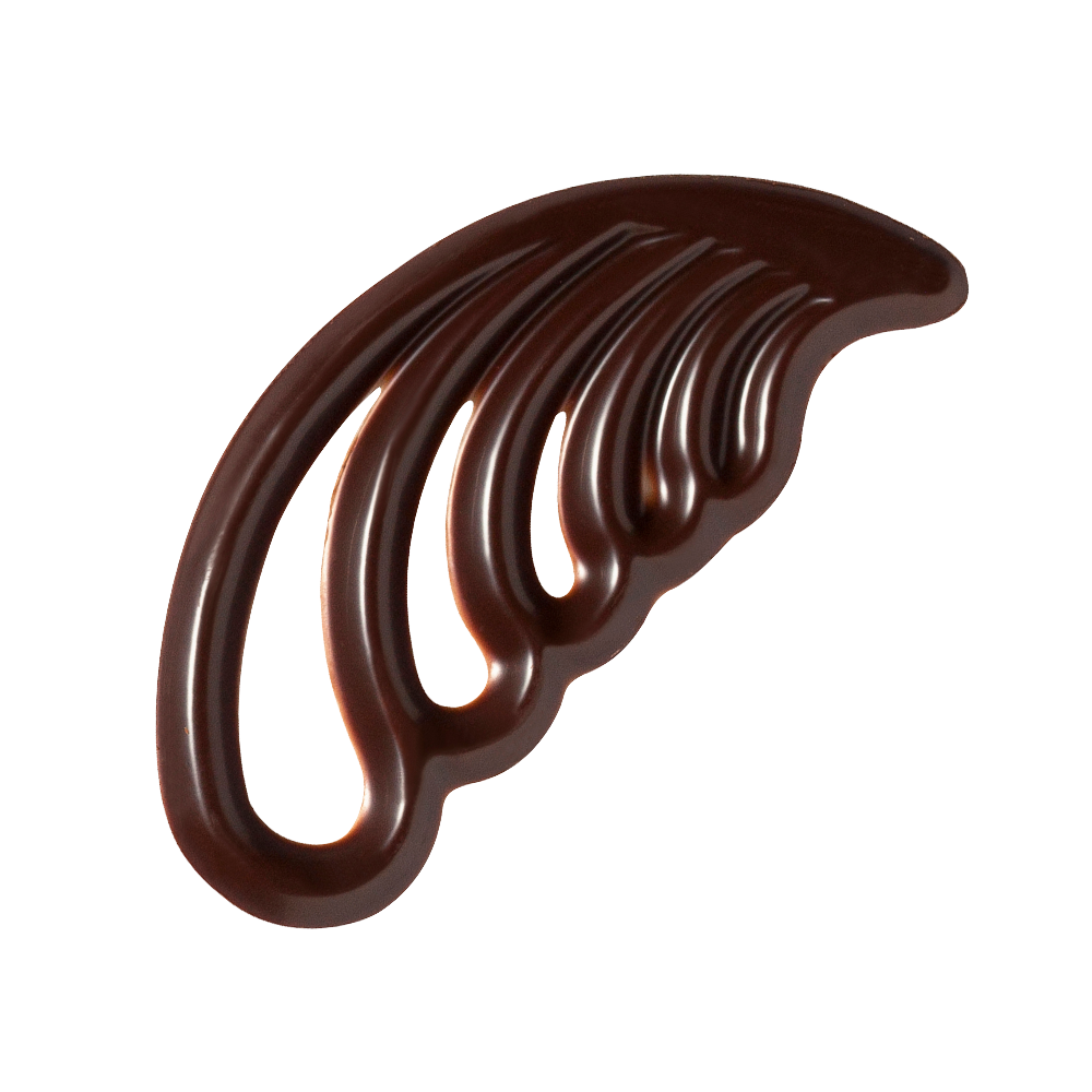 Open decorations - Dark Chocolate Feathers