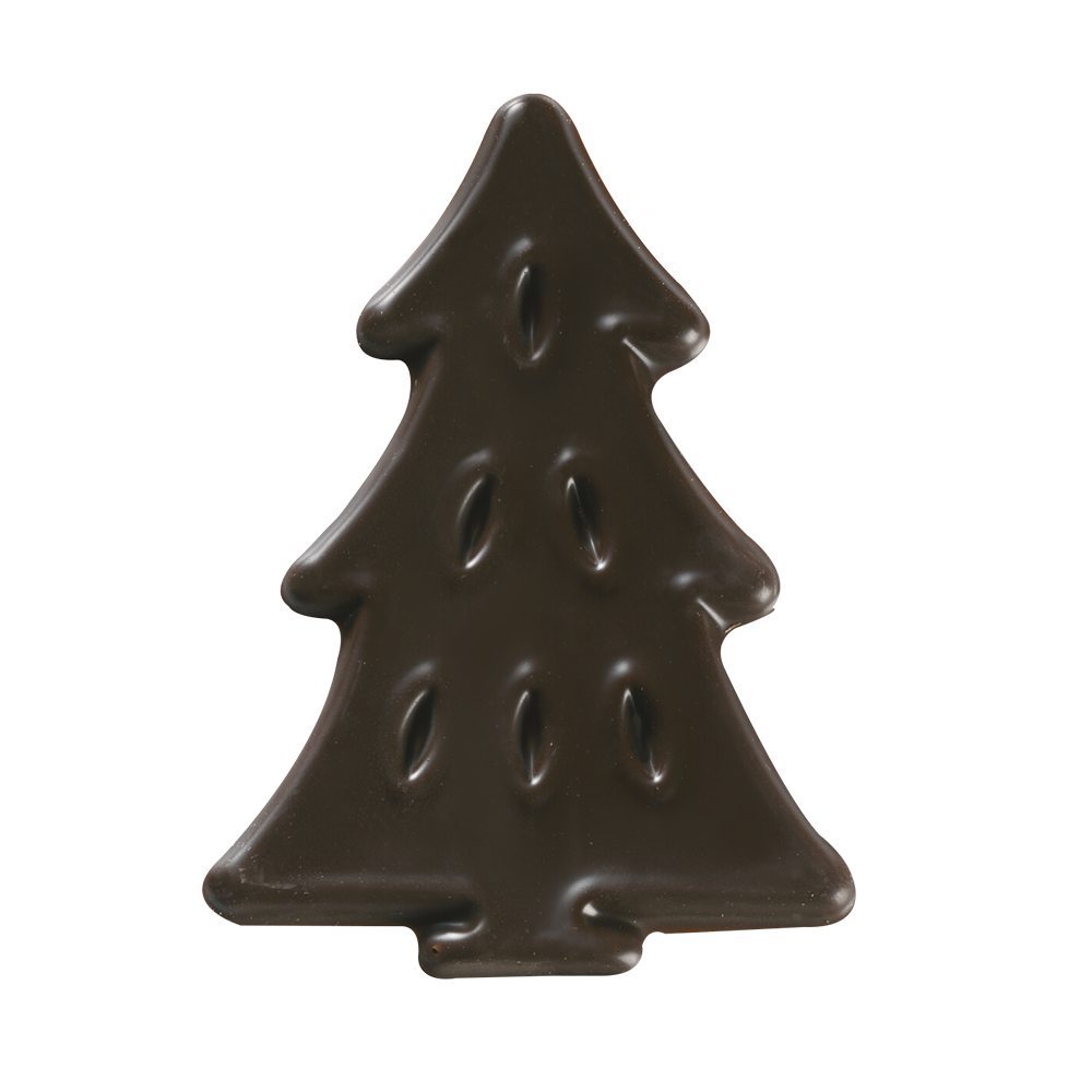 Christmas - Dark Chocolate Pine Figurettes