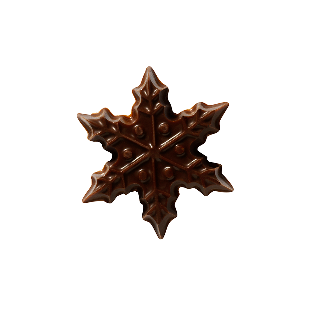 Christmas - Dark Chocolate Snowflake 3cm