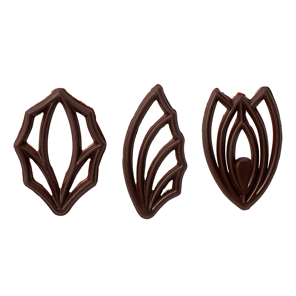 Open decorations - Dark Chocolate Top D&eacute;cor Assortment