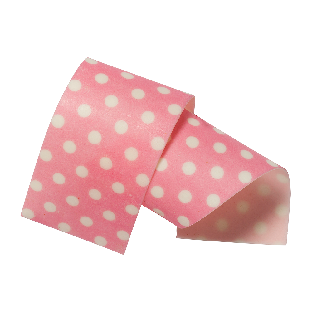 Cake collars - Marzipan Pink Collars 50mm