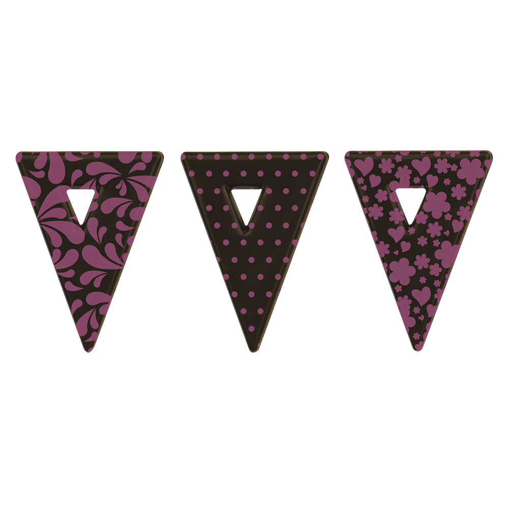 Spring - Triangle Pink Raspberry