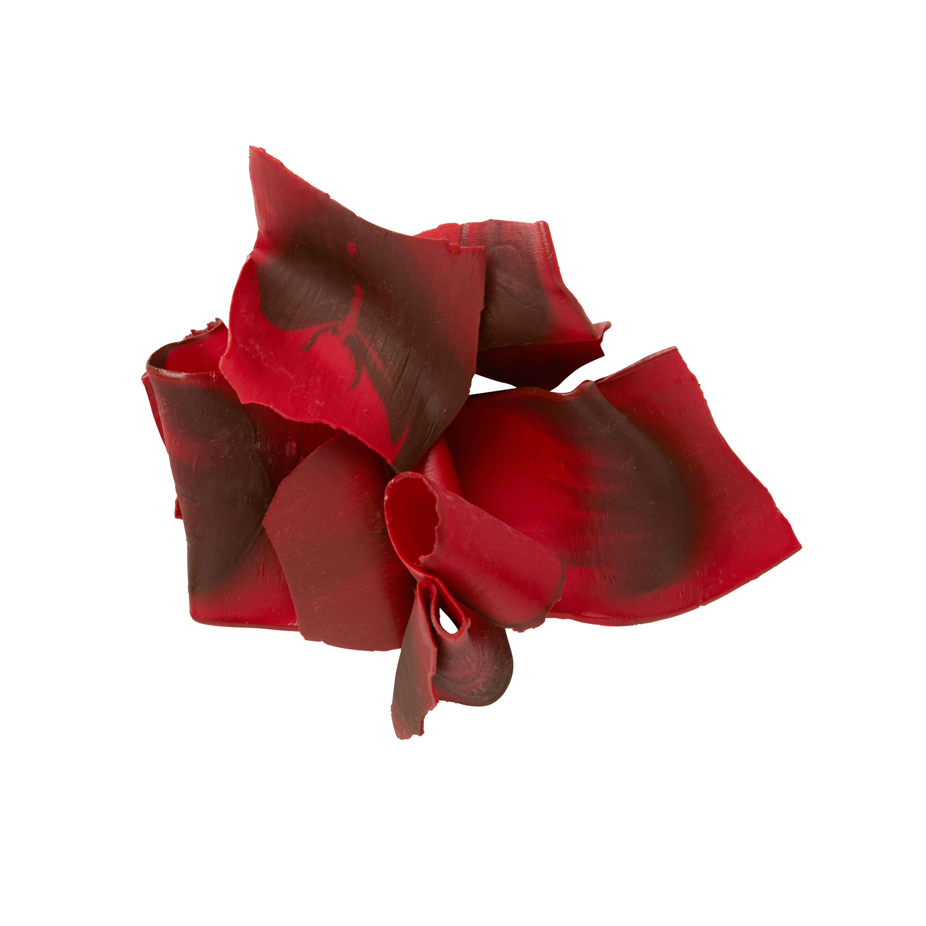 Shavings - Dark/Red Marbled Shavings