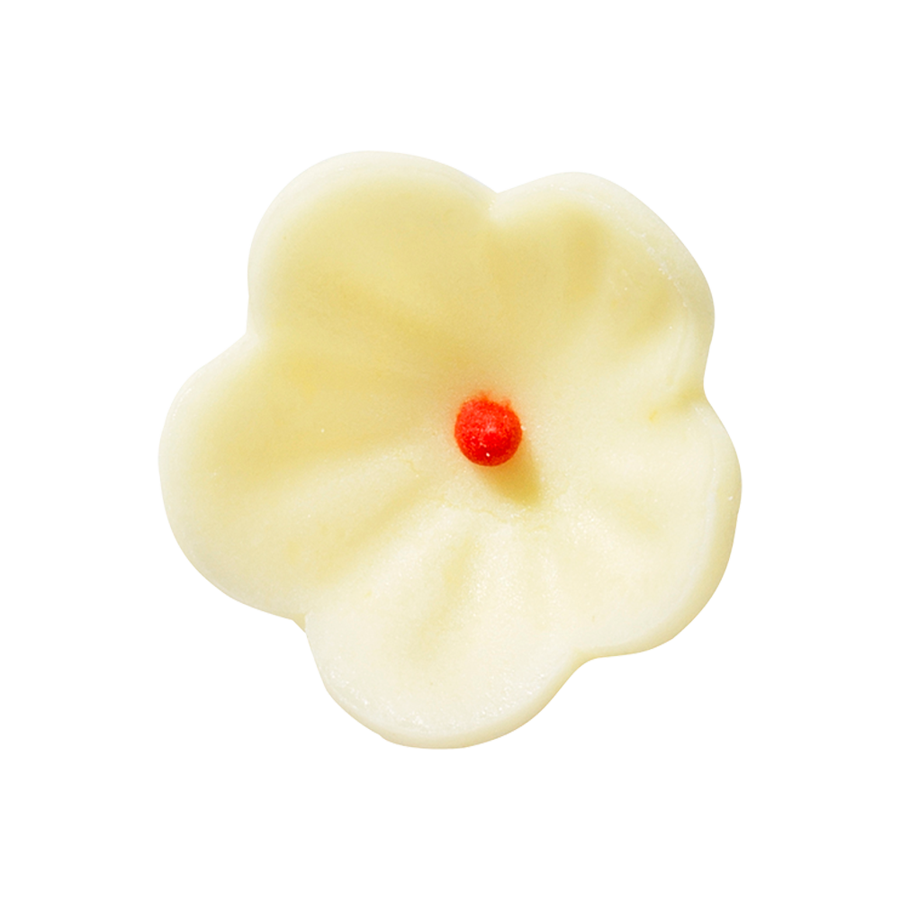 Marzipan flowers - White Marzipan Flowers