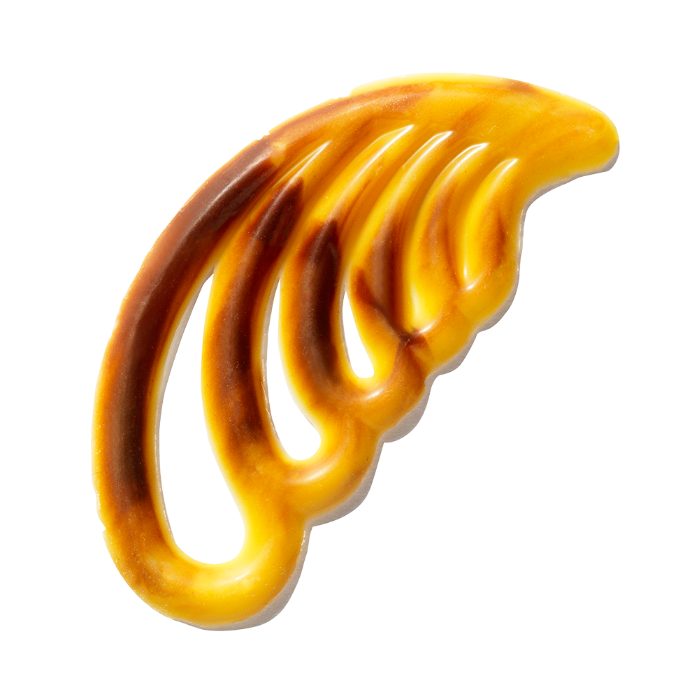 Open decorations - Marbled Yellow Feathers