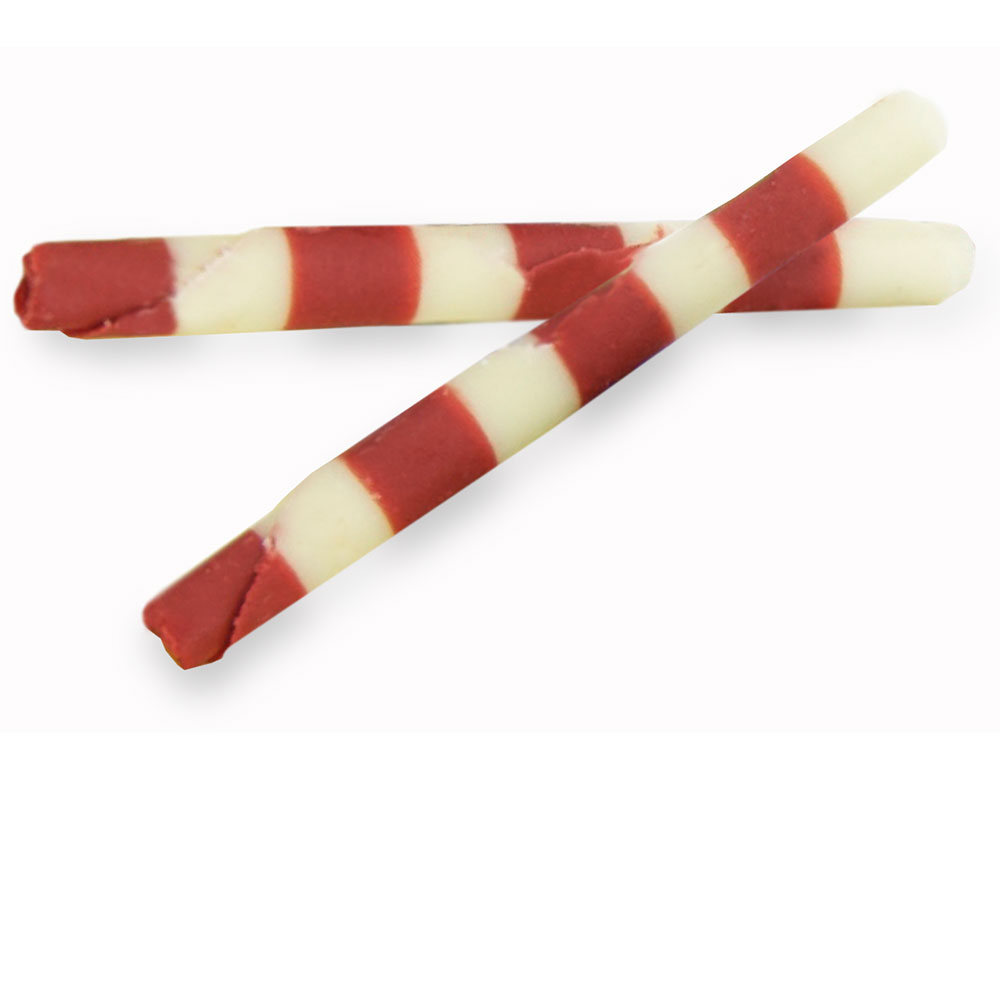 Chocolattos / rolls - Small Red and Ivory Duo Chocolattos